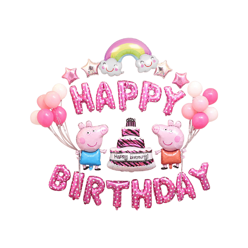 Peppa Pig Party Balloon - Happy Birthday 43cm