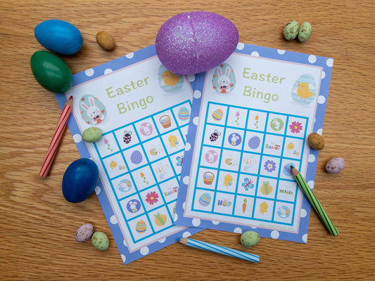 Easter Bingo Game for Kids