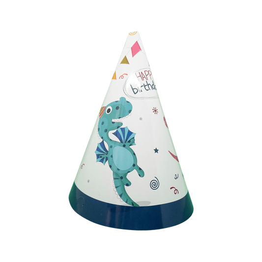Party Hat Blue Flying Dinosaur