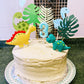 3D Yellow Dinosaur Cake Topper