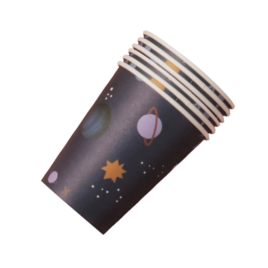 Galaxy Space Paper Cups, 8pcs