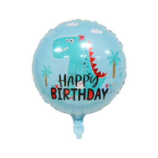 Dinosaur Happy Birthday Foil Balloon 18"