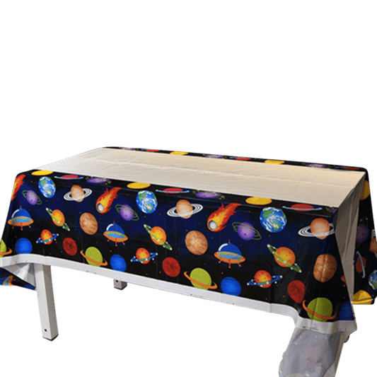 Outer Space Rocket Tablecloth