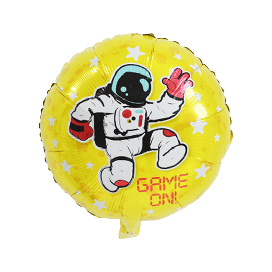 Game On Astronaut Foil Balloon 18 inch