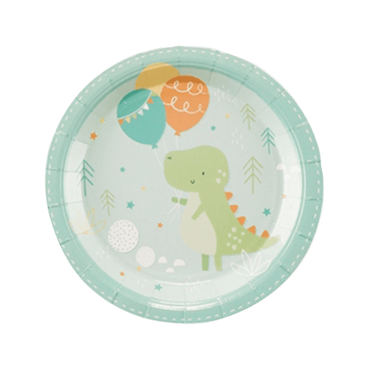 Baby Dinosaur Paper Plates