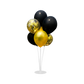 Black and Gold Latex Balloon