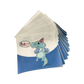 Blue Flying Dinosaur Paper Tissues, 16 Pcs