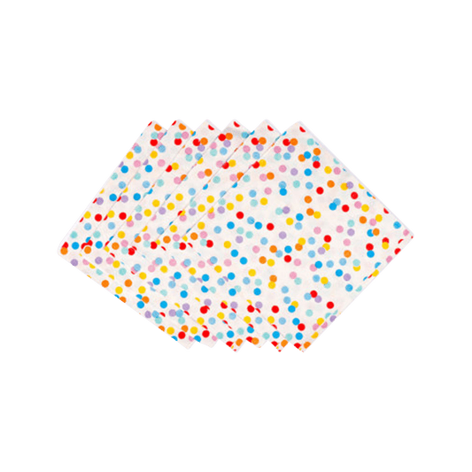 Colored Confetti Paper Tissues, 20 pcs